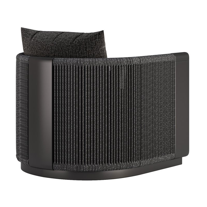 Palm Beach Teak Swivel Lounge Chair-Harbour - Image 5