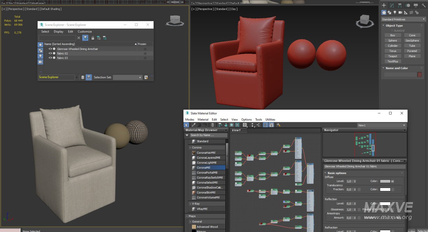 Glenrose Wheeled Dining Armchair - Image 8