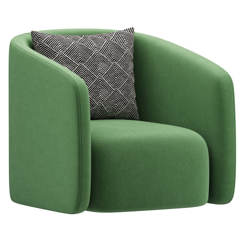Andy Cream Boucle Club Chair - Image 4