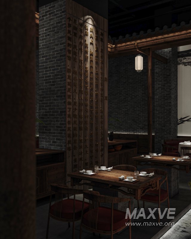 Night Chinese restaurant - Image 8