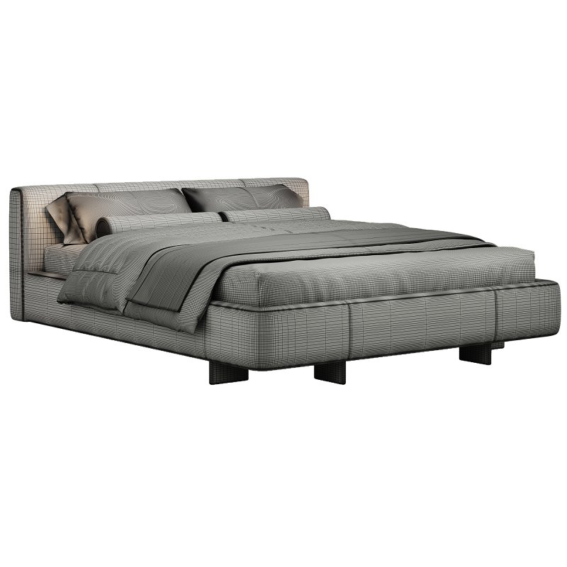 Yves Double Bed By Minotti - Image 3