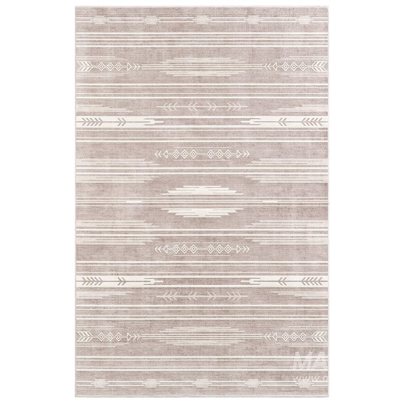 Kehr Bismarck Moroccan Flatweave Beige Area Rug - Image 1