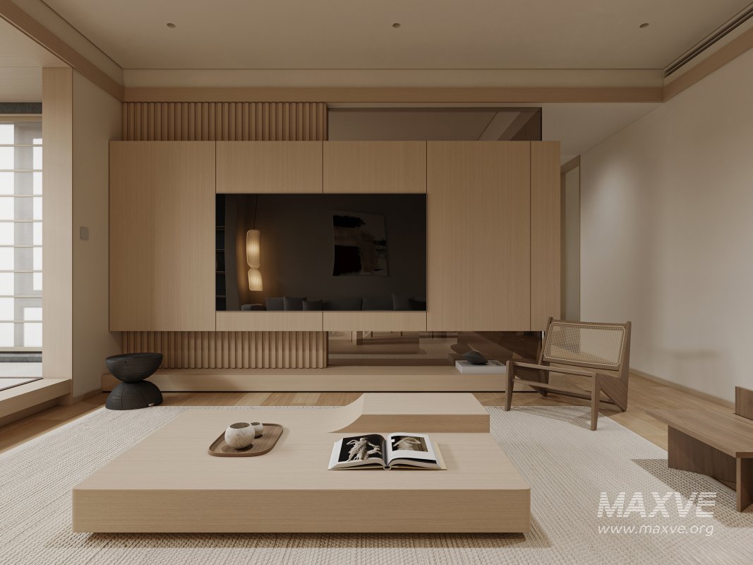 Japanese Living Room Dining Room - Image 7
