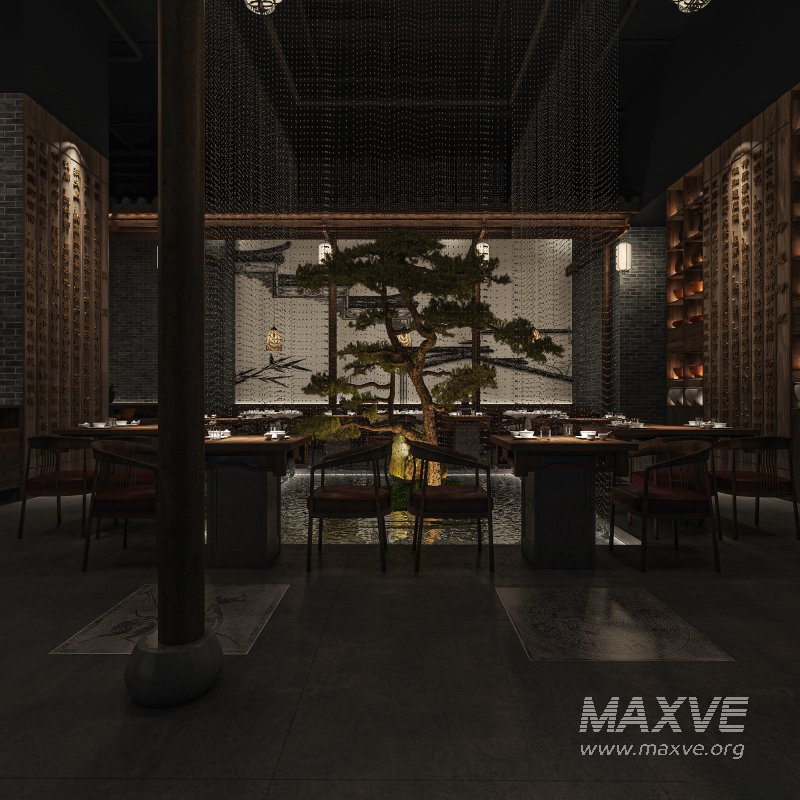 Night Chinese restaurant - Image 3