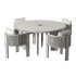 Palm Beach Teak Dining chair and Circel Dining Table - Thumbnail 6
