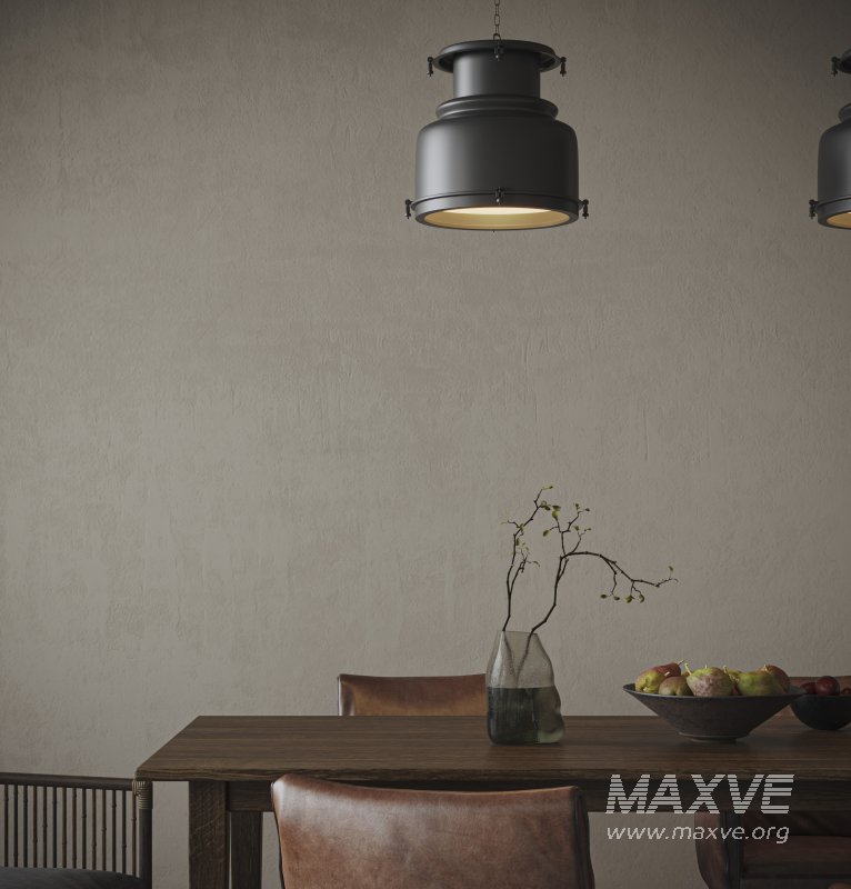 Modern living room and dining room kitchen interior scene - Image 4