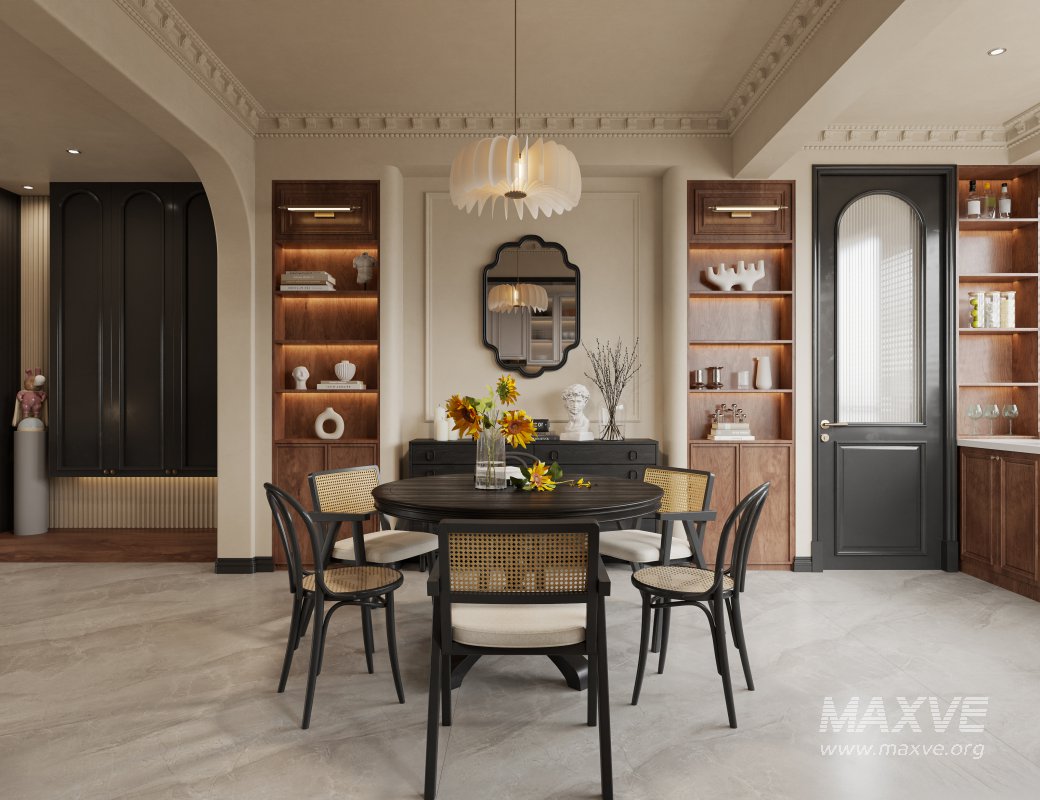 Luxurious living room and dining room kitchen - Image 3