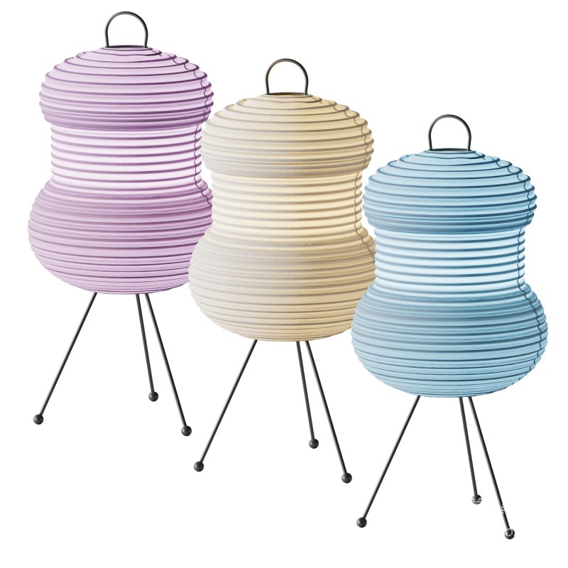 Japanese Noguchi Inspired Table Lamp - Image 2