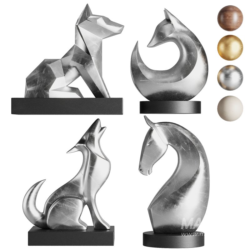 Animal Sculpture Set1 - Image 2