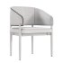 EVA FABRIC DINING ARMCHAIR - Thumbnail 7