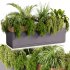Indoor plant- 20 metall and wooden in box on stand - Thumbnail 2
