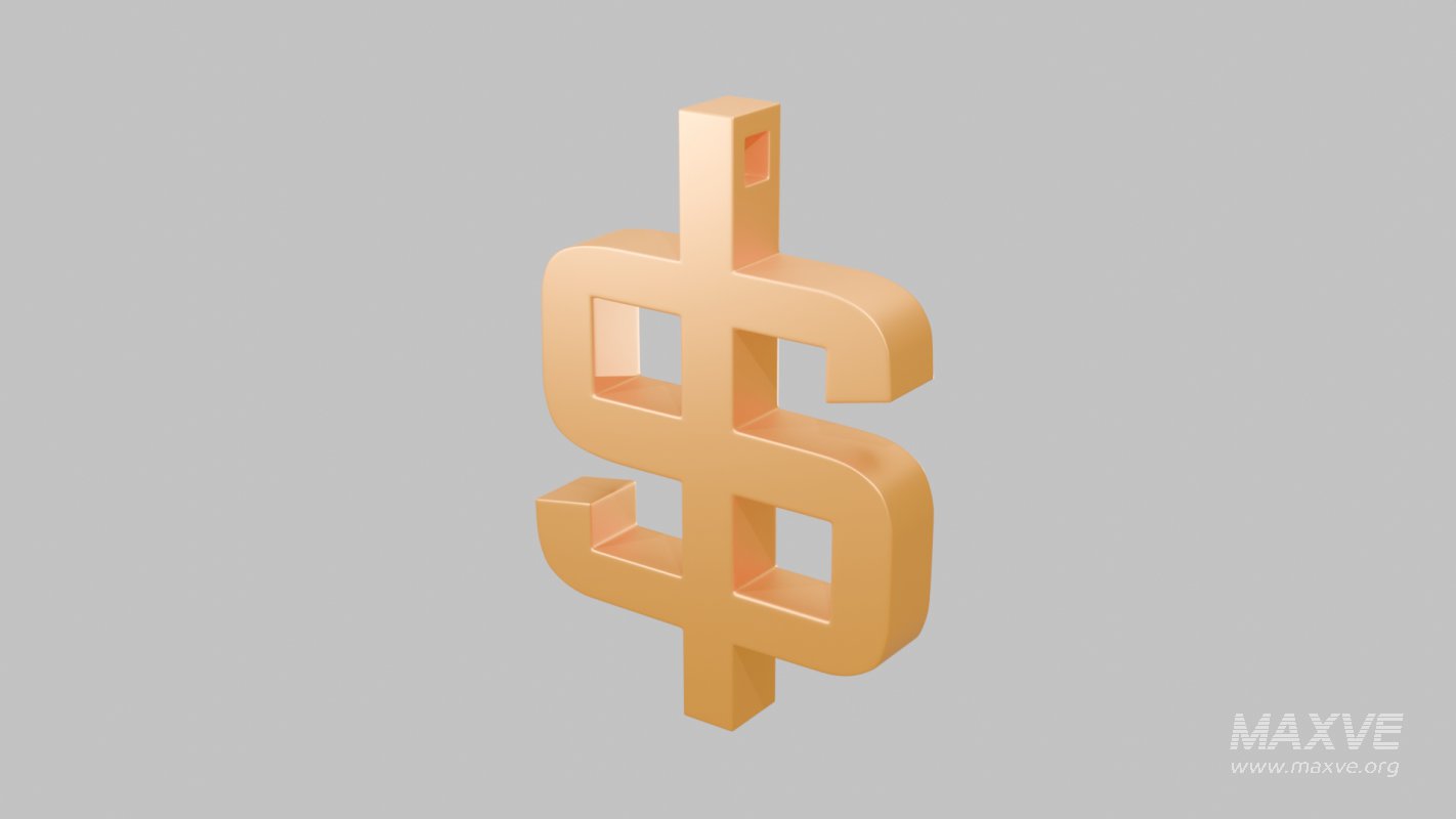 $ Symbol Keychain - Image 5