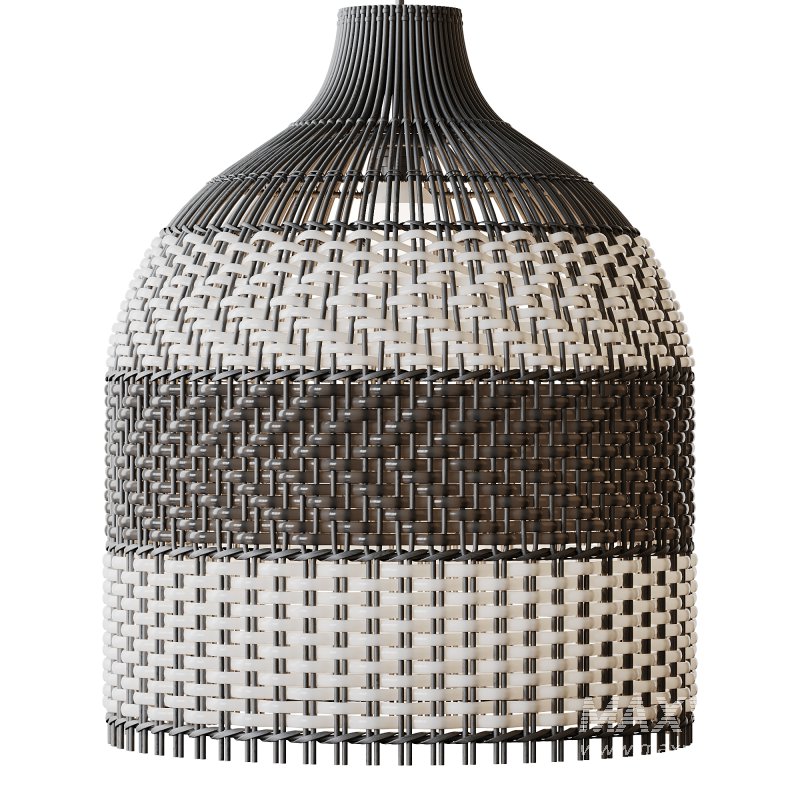 Contemporist Rattan Pendant Light Woven Light Fixture - Image 2