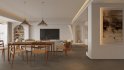 Modern living room and dining room interior scene - Thumbnail 3