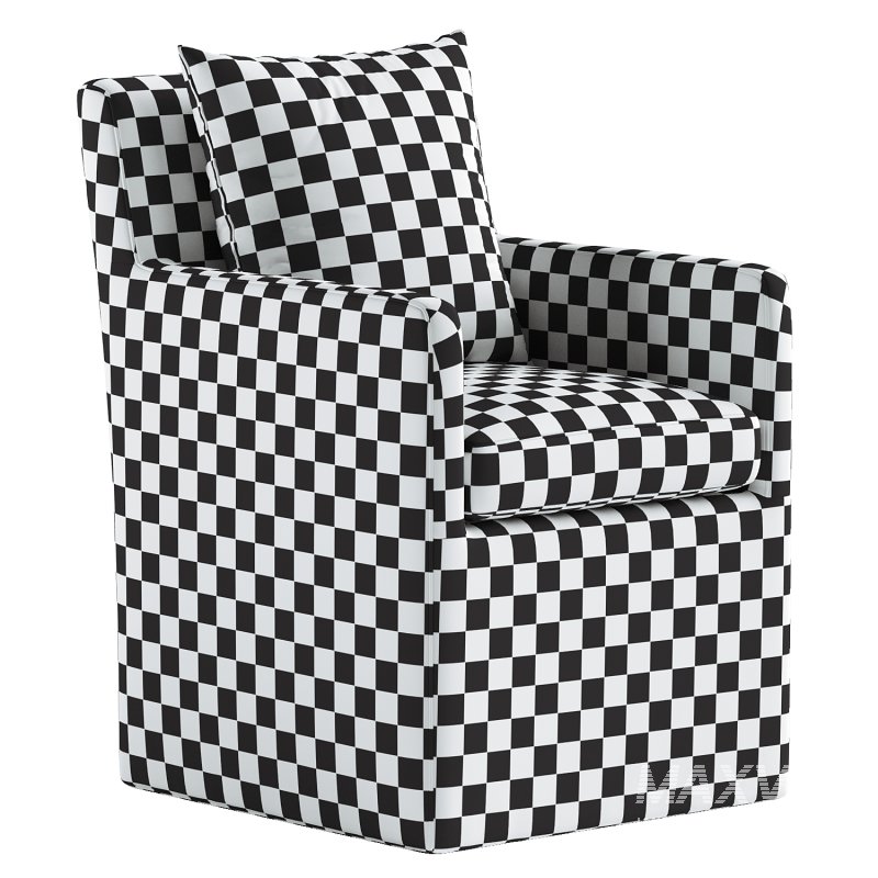 Glenrose Wheeled Dining Armchair - Image 9