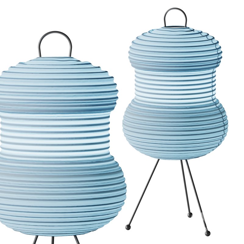 Japanese Noguchi Inspired Table Lamp - Image 7