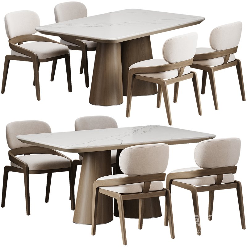 Dinning chair and table - Image 1