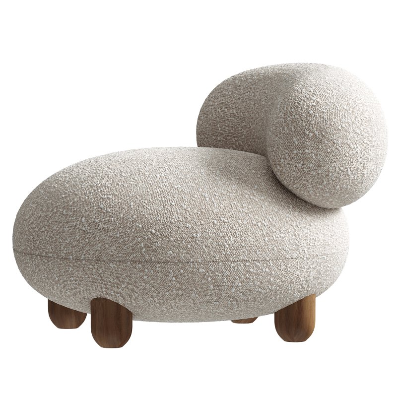 Modern Flock Lounge Chair by NOOM - Image 1