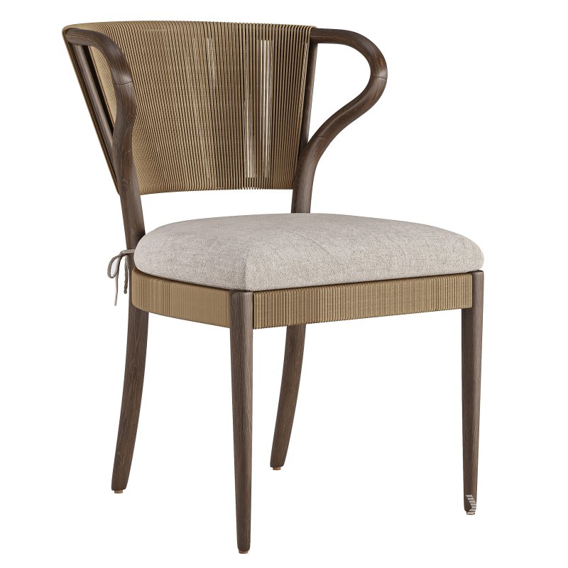 Amira Armless Dining Chair-Fourhands - Image 3