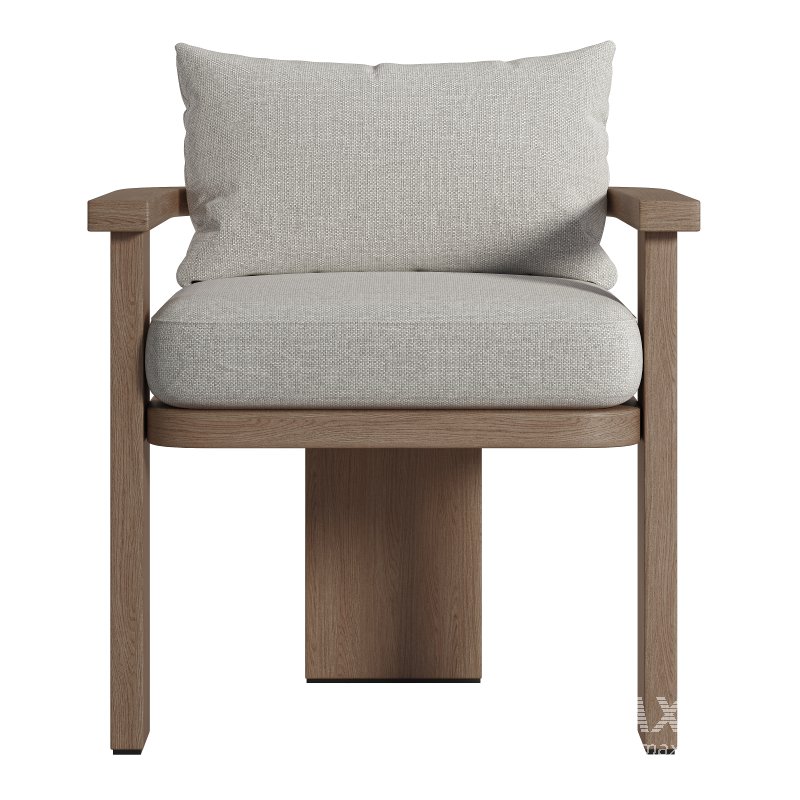 Tahana Outdoor Dining Armchair-fourhands - Image 2