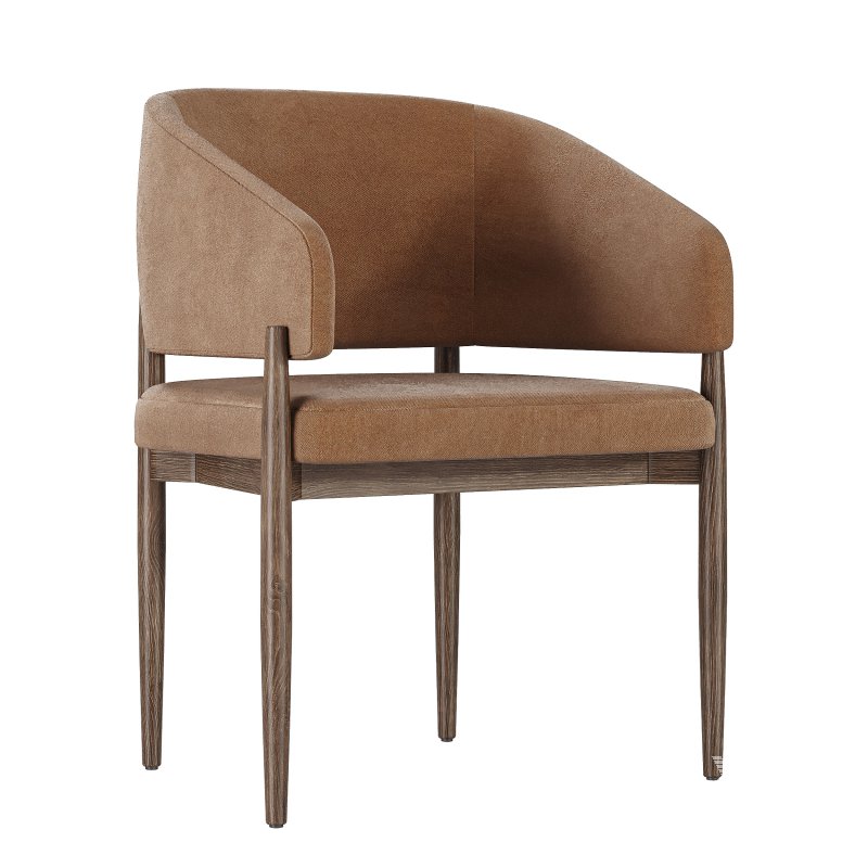 EVA FABRIC DINING ARMCHAIR - Image 3
