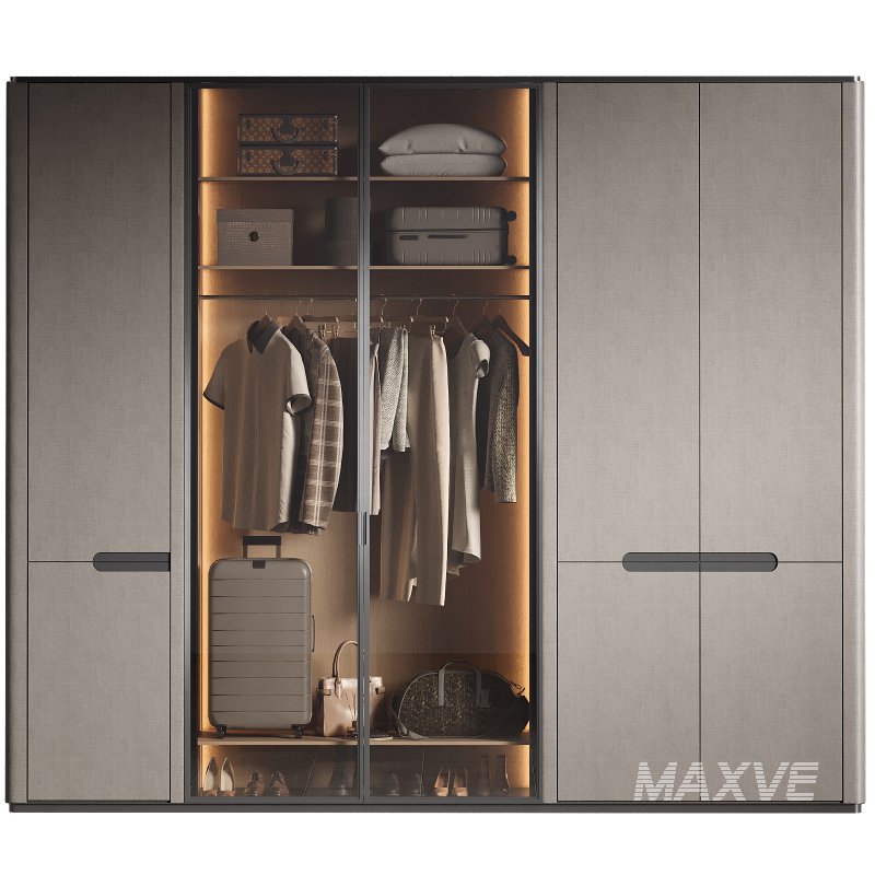 Contemporary Wardrobe Closet 05 - Image 3