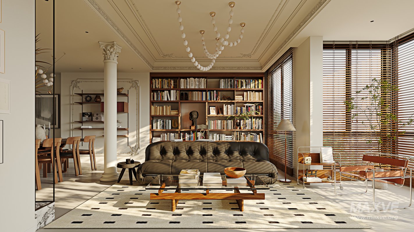 Luxurious living room and dining room - Image 2