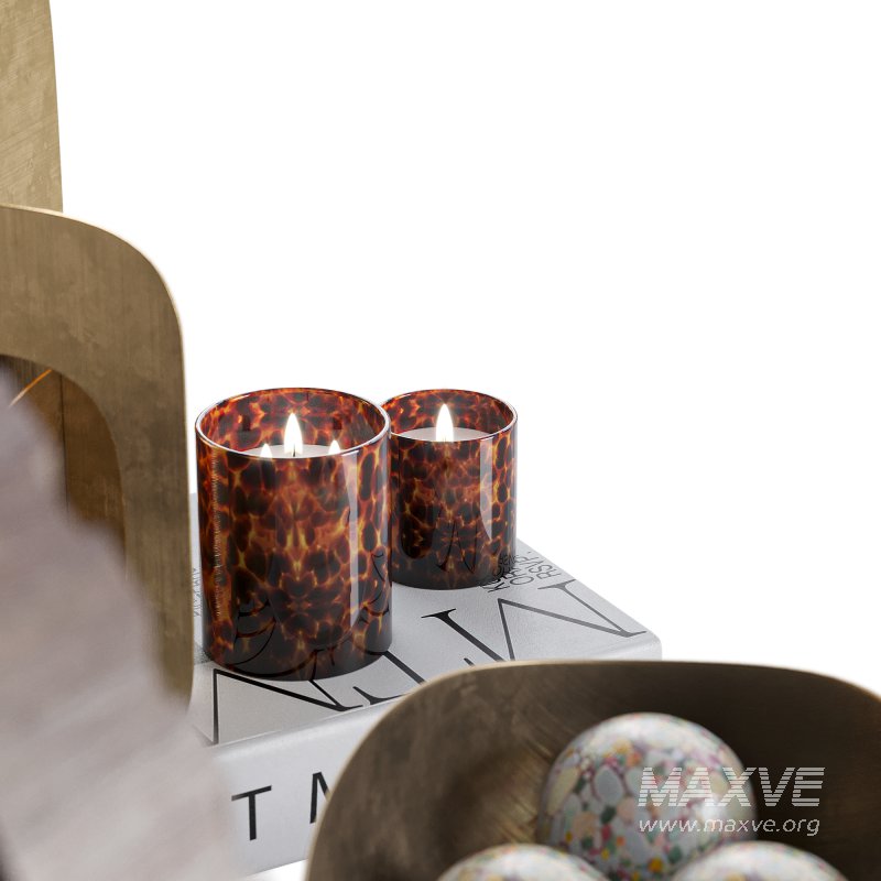 Decorative_set_with_Tortoise_Glass_Candles - Image 2