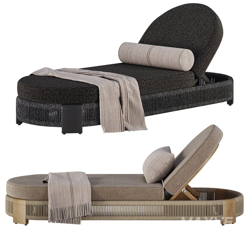 Palm Beach Teak Sun Lounge-Harbour - Image 3