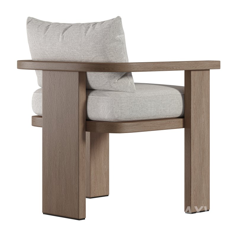 Tahana Outdoor Dining Armchair-fourhands - Image 3