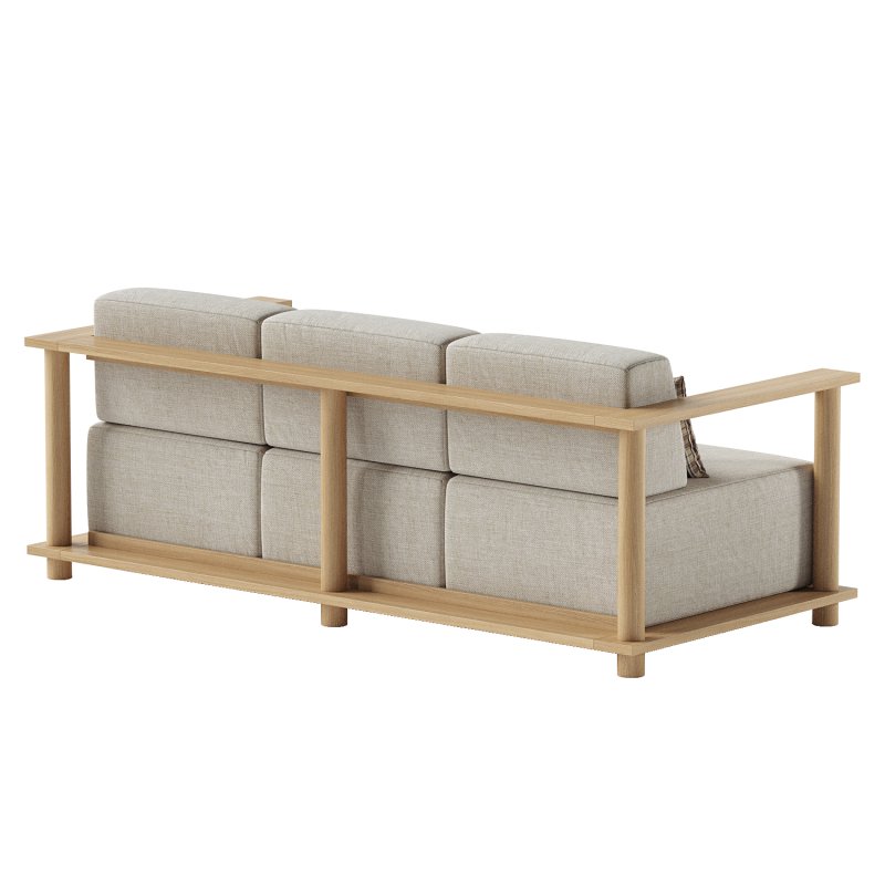 Pinet Teak Outdoor Sofa - Image 2