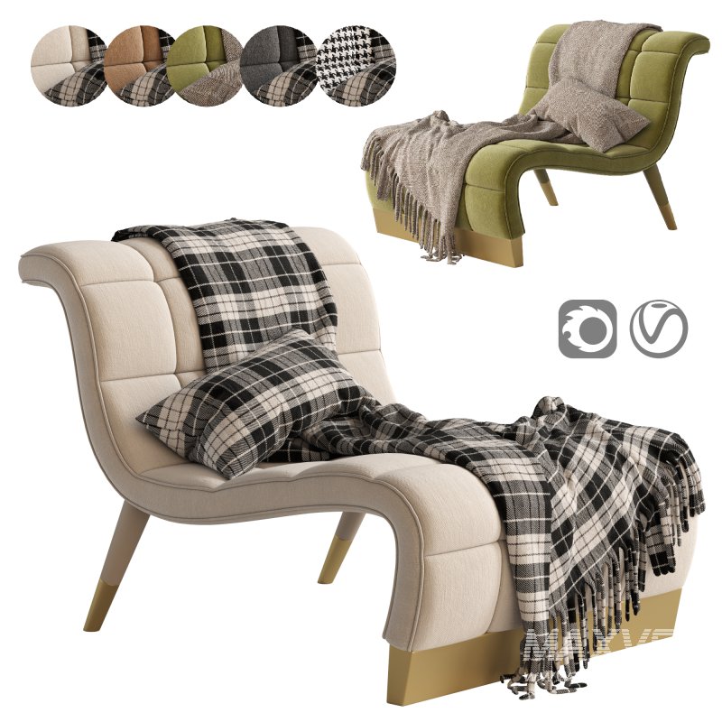 BONNIE 2.0 Armchair By Gianfranco Ferre Home - Image 1