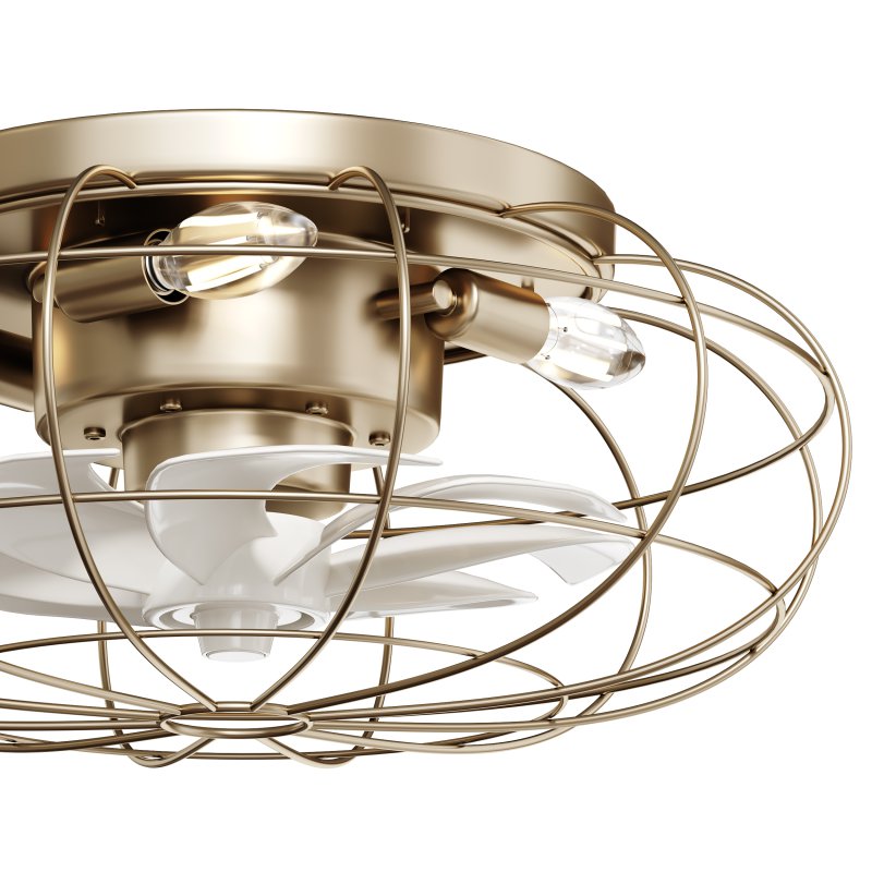 Vintage Iron Remote Control Ceiling Fan light - Image 7