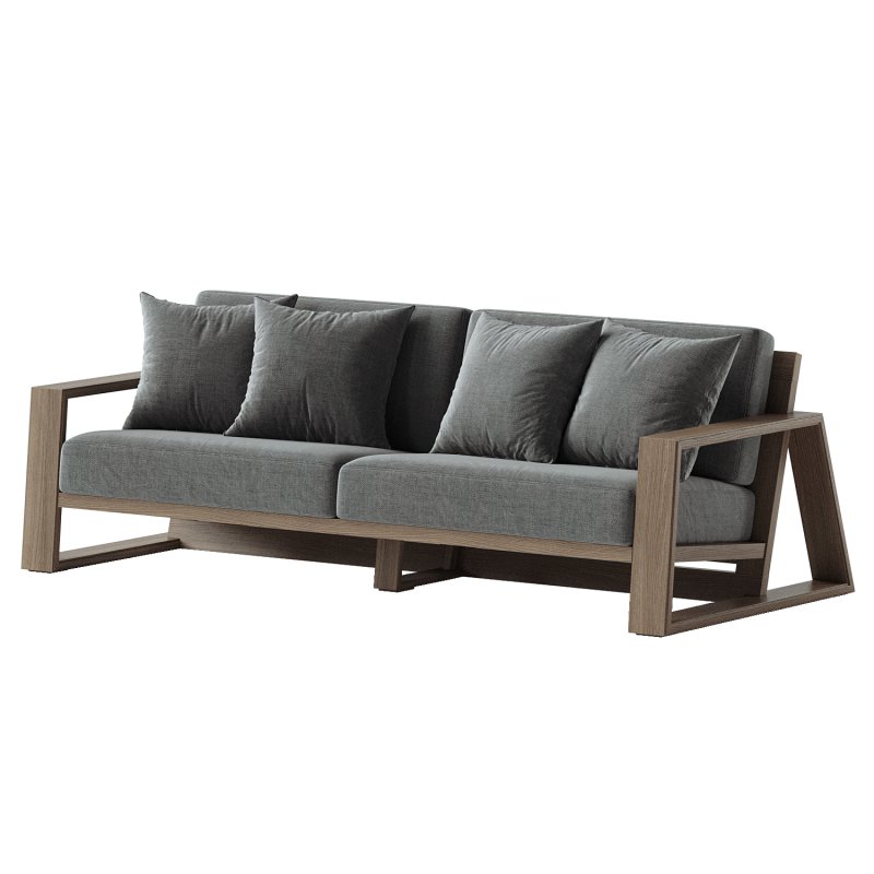 Canyon Outdoor Teak Sofa - Image 2
