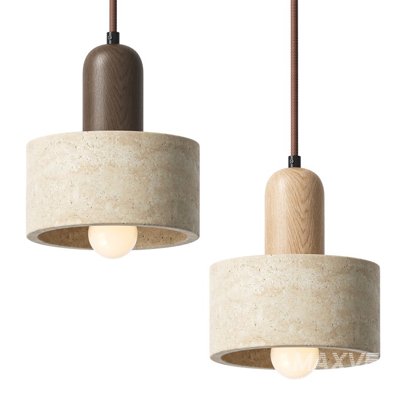 Contemporary Retro Round Pendant Lamp - Image 1