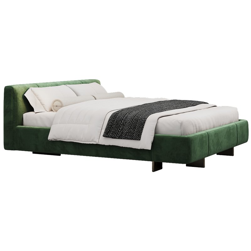 Yves Double Bed By Minotti - Image 4