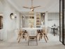 Modern living room and dining room interior scene - Thumbnail 5