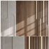 Headboard wood and concrete 3d Wall Panel - Thumbnail 2
