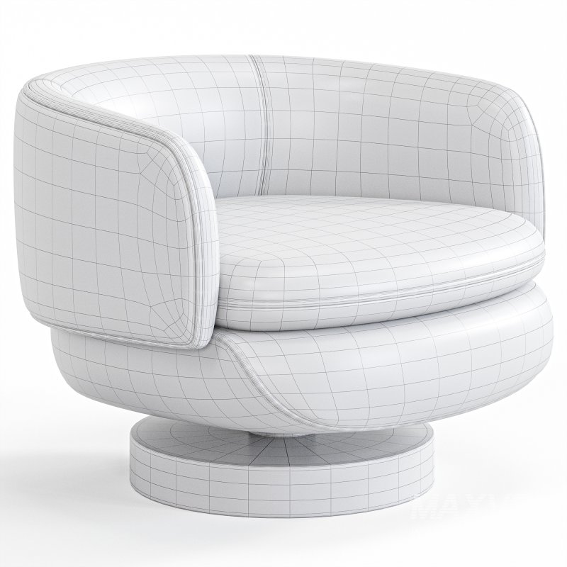 Vivienne Leather Armchair By Minotti - Image 7