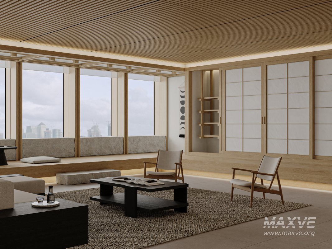 Japanese living and dining room - Image 4