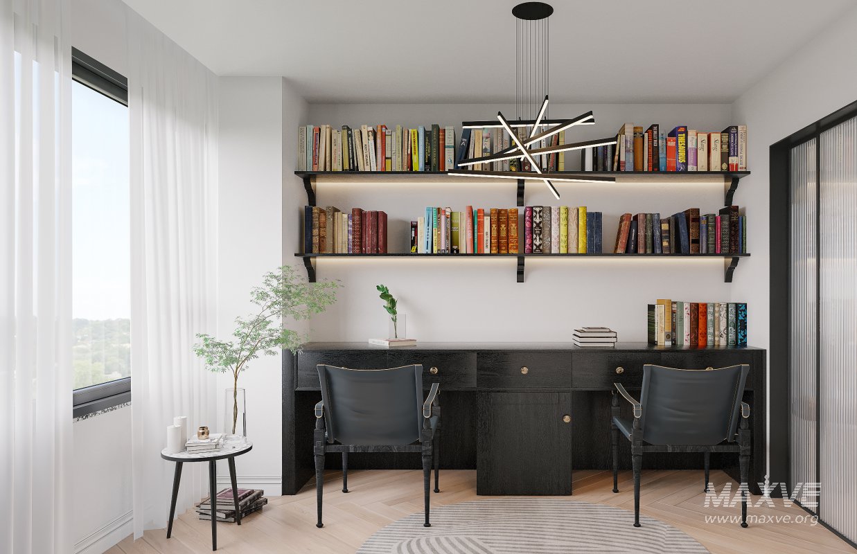 Luxurious living room and dining room bedroom - Image 2