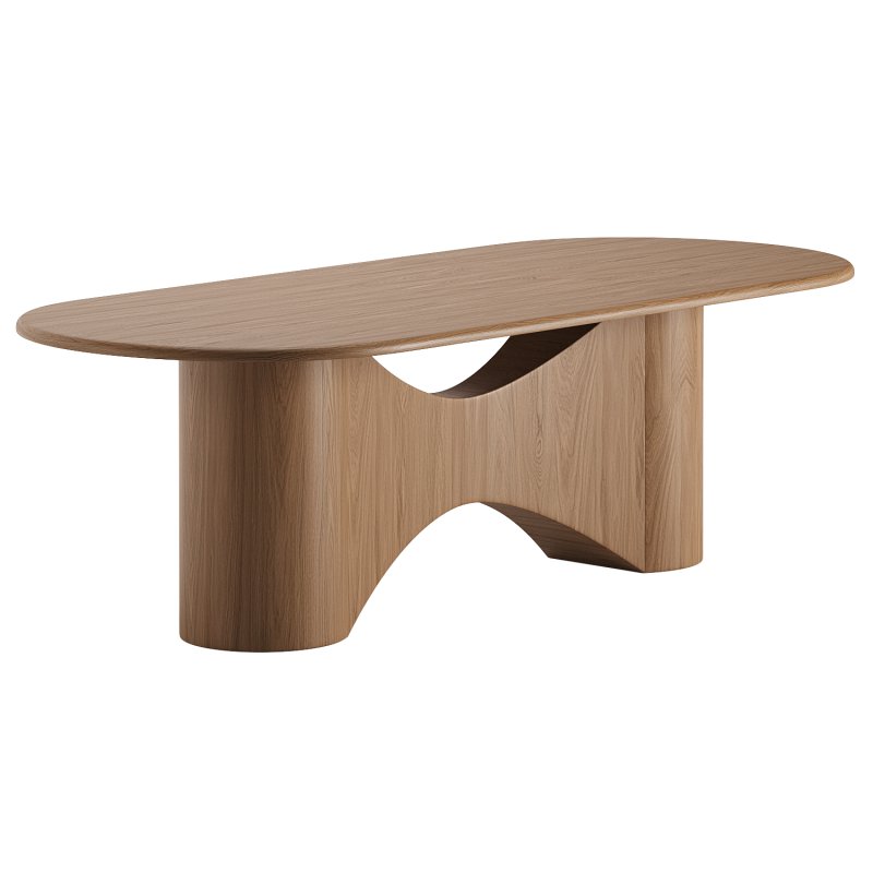 Madeira Chair and Olexey Oval Table - Image 1