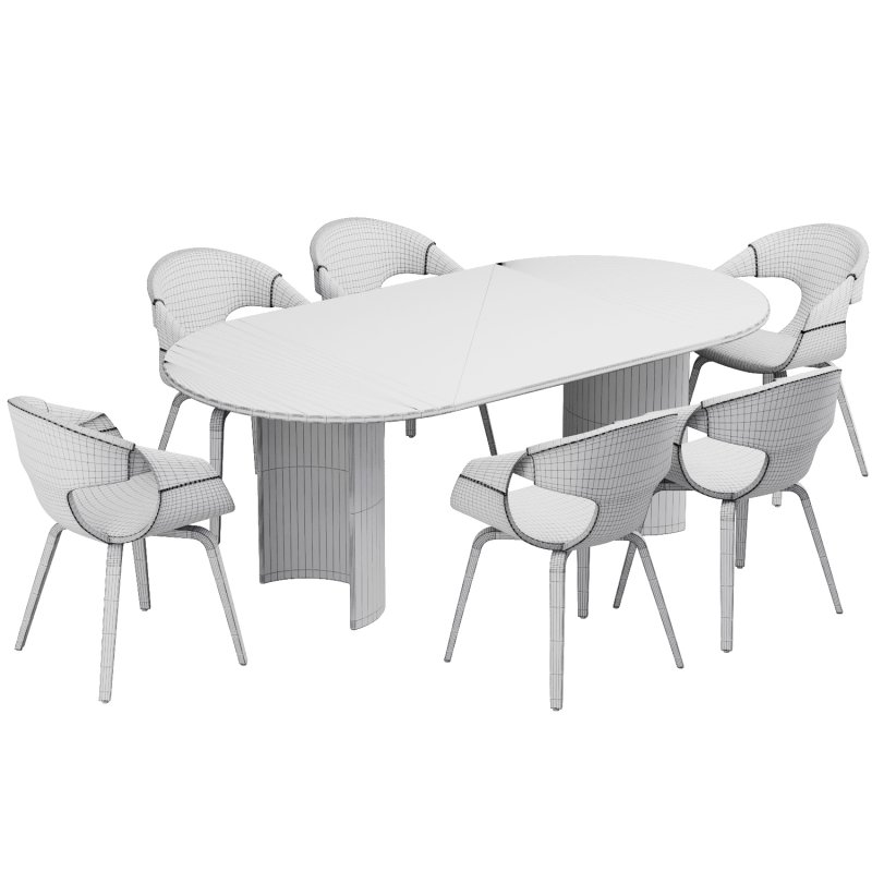 Dinning chair and table293 - Image 5