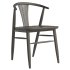 Fyn Natural Walnut Wood Dining Side Chair - Thumbnail 2