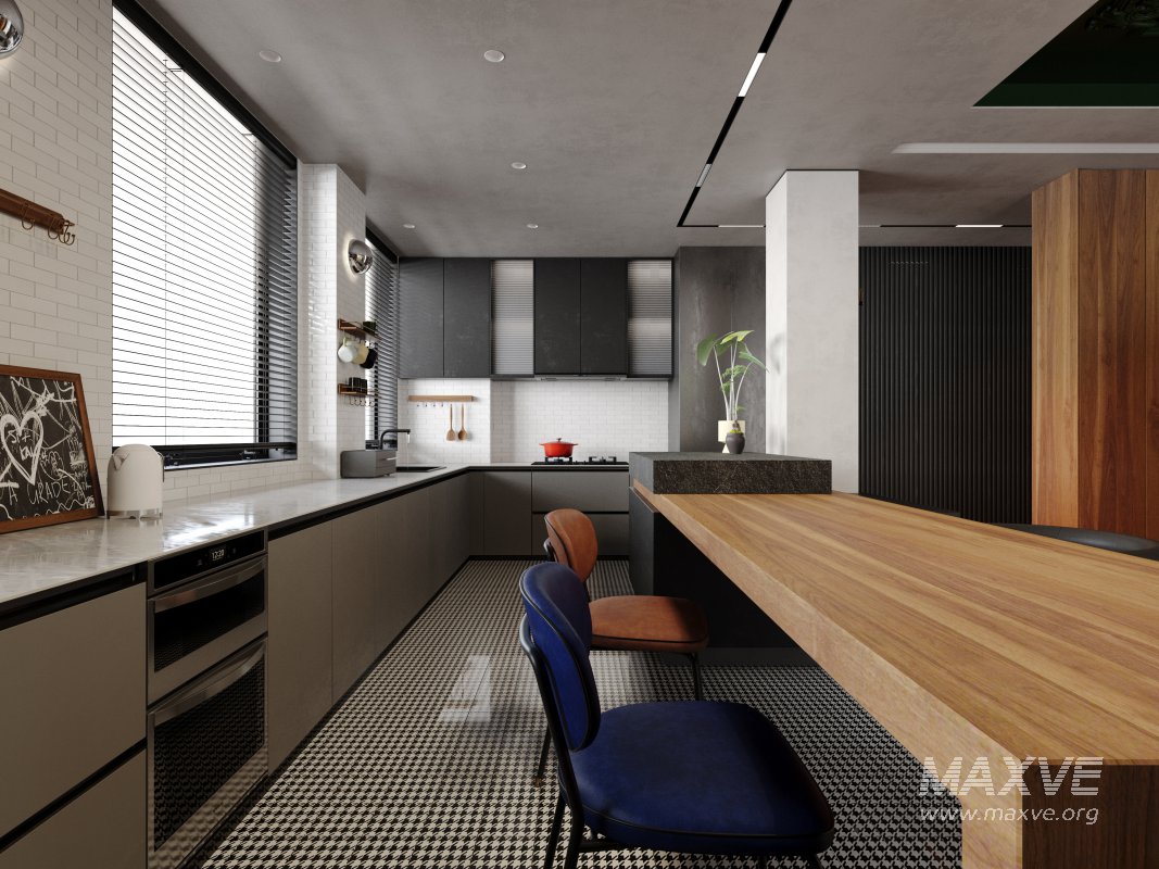 Luxurious living room and dining room kitchen - Image 5