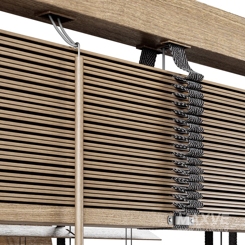 Wooden blinds curtains - Image 3