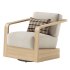Sonoma Outdoor Teak Swivel Chair - Thumbnail 2