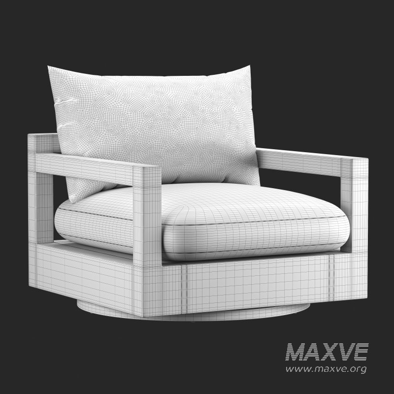PACIFIC ALUMINUM SWIVEL LOUNGE CHAIR-Harbour - Image 5