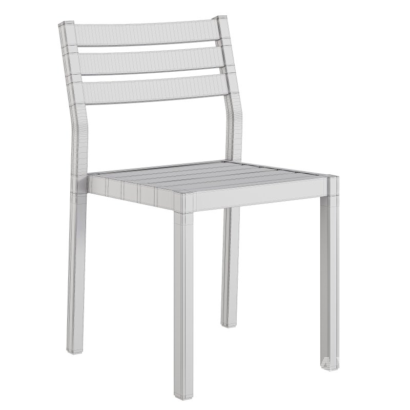 Portside Aluminum Outdoor Stacking Dining Chair-westelm - Image 6