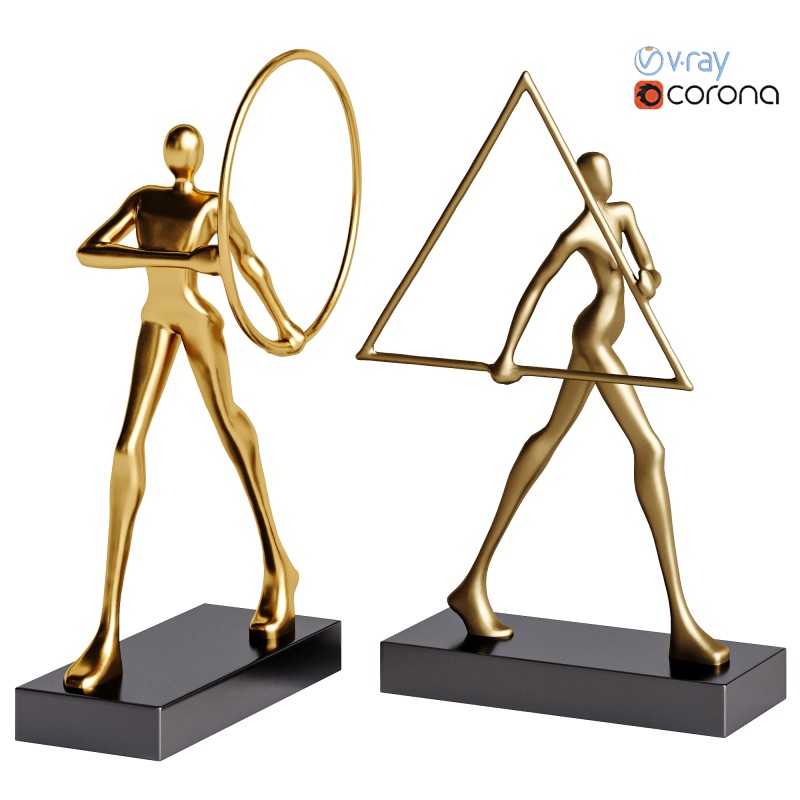 Sculpture_Men_with_Frame - Image 1